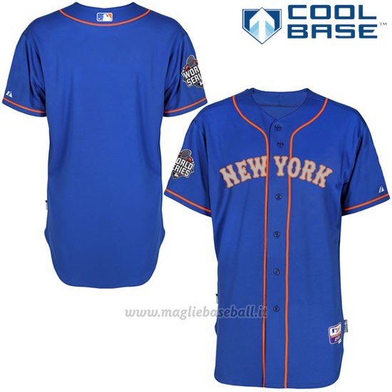 Maglia Baseball Uomo New York Mets Cool Base Giocatore Autentico Campione